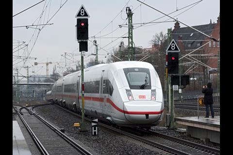 DB Fernverkehr placed the first ICE4 trainsets into regular traffic last December on routes including München - Hamburg,